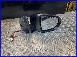 20-24 Peugeot 3008 Mk2 Driver Side Power Folding Wing Mirror Black/blind Spot