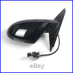 2 X Wing Rear view Black Heated Mirror 8 Lines Folding Fit for AUDI A6 S6 C7 12