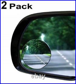 2 x Blind Spot 2 Mirror with Adhesive EASY FIT Wide View Angle BN UK AUTO1020