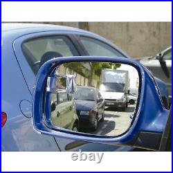 2 x Car Wide View Stick On Wing Mirror Convex Rectangle Blind Spot Mirrors #5523