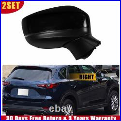 2x For Mazda CX-5 17-22 Door Wing Mirror Electric Power Fold Drivers Side Right
