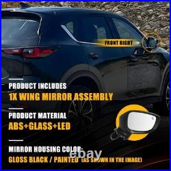 2x For Mazda CX-5 17-22 Door Wing Mirror Electric Power Fold Drivers Side Right 2x For Mazda CX-5 17-22 Door Wing Mirror Electric Power Fold Drivers Side Right