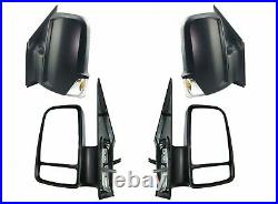 2x Mirror fits Sprinter VW Crafter SET LEFT + RIGHT WITH INDICATOR