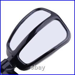 2x Universal Engine Hood Fender Blind Spot Rearview Mirror Set Wide Angle