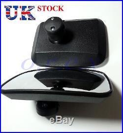 2x Wide Angle Mirrors Blind Spot fit Caravan Bus Truck Recovery size 20,5x15,5