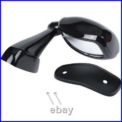 4XCar Rear View Blind Spot Mirror Adjustable Wide Angle Rear View Mirrors D2V7