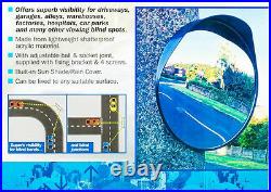60cm Convex Car Outdoor Garage Driveway Security Safety Blind Spot Bend Mirror