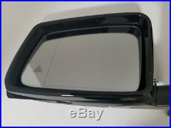 #77 Black Left Driver Mirror With Blind Spot C250 C300 C350 10 11 12 2013 2014