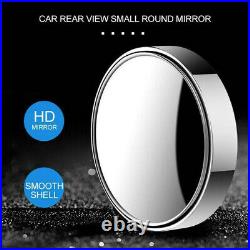 850x Universal Car mirror Wide Angle Round Convex Blind Rear View Spot Mirror