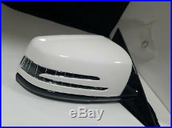 #89 White Right Passenger Side Mirror Blind Spot 2dr Mercedes E350 E400 Coupe