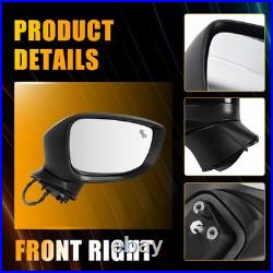 9Wires Black Door Wing Mirror Assembly Heated Electric For Mazda CX-5 2017-2022
