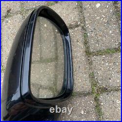 AUDI Q7 FRONT RIGHT DRIVER SIDE OFFSIDE P. FOLD WING MIRROR In Black