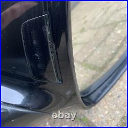 AUDI Q7 FRONT RIGHT DRIVER SIDE OFFSIDE P. FOLD WING MIRROR In Black