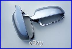 Audi A4 B8 Aluminium Matt Finish Wing Mirror Door Caps Cover Case Housing S Line