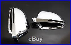 Audi A5 S5 B8 Chrome Wing Mirror Door Caps Cover Trim Case Housing S Line 07-09