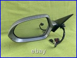 Audi A6 C7 Wing Mirror Passenger Side Mirror Left Side Blind Spot Folding 2017