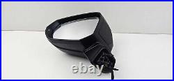 Audi Q2 2016-2020 Left Passenger Side Wing Mirror Black 14 Pin Power Fold 041444