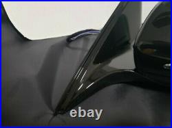 BLACK LEFT DRIVER SIDE MIRROR WithBLIND SPOT FOR MERCEDES C200 C250 C300 C63 15-21