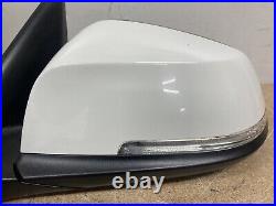 BMW 1 Series F20 Sport N/S Passenger Left Electric Wing Mirror 6 Pin White 300