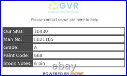 BMW 3 SERIES 316I SE F30 2012-2013 Wing Door Mirror Left Side Electric E021185