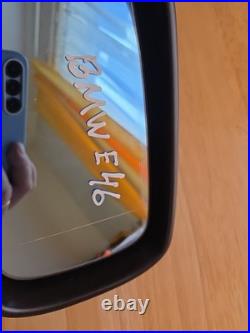 BMW E46 Cabriolet Right Door Mirror Black UK Driver Side, EU Passenger 413322414