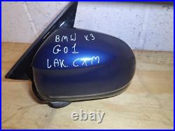 BMW X3 G01 M Sport 2021 Left Wing Mirror Blind Spot Power Folded Camera 9 Pin BMW X3 G01 M Sport 2021 Left Wing Mirror Blind Spot Power Folded Camera 9 Pin