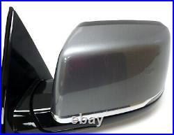 Cadillac Escalade Mirror Driver Side Satin Steel Camera Signal Blind Spot Sensor