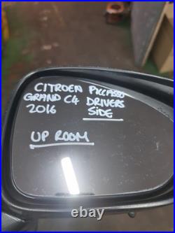Citroen C4 Grand Picasso 2016 Right Side Power Fold & Blind Spot Wing Mirror