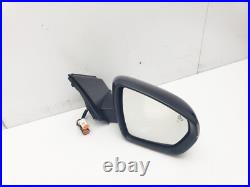 Citroen C5 Aircross Power Fold Blind Spot Wing Mirror Right Side In Black 2020