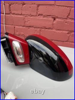Citroen DS4 Mk1 10-18 N/S Left Powerfold Mirror LKR Red Blind Spot + Puddle
