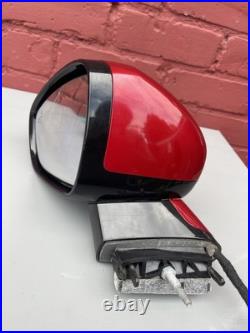 Citroen DS4 Mk1 10-18 N/S Left Powerfold Mirror LKR Red Blind Spot + Puddle