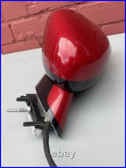 Citroen DS4 Mk1 10-18 N/S Left Powerfold Mirror LKR Red Blind Spot + Puddle