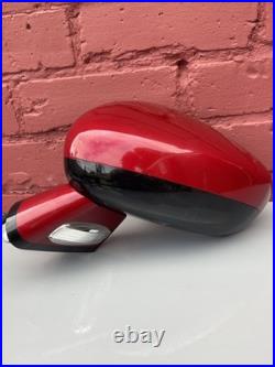 Citroen DS4 Mk1 10-18 N/S Left Powerfold Mirror LKR Red Blind Spot + Puddle