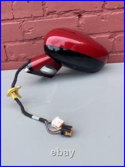 Citroen DS4 Mk1 10-18 N/S Left Powerfold Mirror LKR Red Blind Spot + Puddle