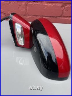 Citroen DS4 Mk1 10-18 N/S Left Powerfold Mirror LKR Red Blind Spot + Puddle