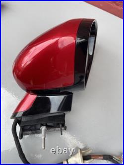 Citroen DS4 Mk1 10-18 O/S Right Powerfold Mirror LKR Red Blind Spot + Puddle