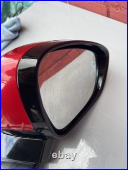 Citroen DS4 Mk1 10-18 O/S Right Powerfold Mirror LKR Red Blind Spot + Puddle