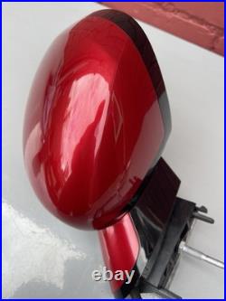 Citroen DS4 Mk1 10-18 O/S Right Powerfold Mirror LKR Red Blind Spot + Puddle