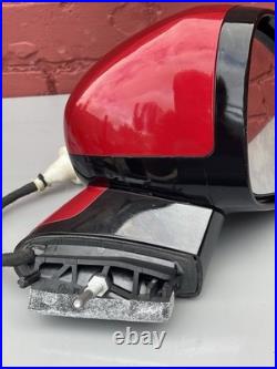 Citroen DS4 Mk1 10-18 O/S Right Powerfold Mirror LKR Red Blind Spot + Puddle