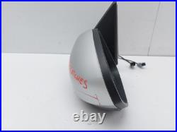 Dacia Duster Mk2 Hm Manual Fold Blind Spot Camera Wing Mirror Left Side Grey