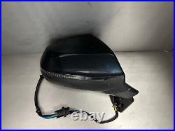 Defect! Audi Q7 4m Right Driver Side Electric Wing Mirror Blind Zone Spot