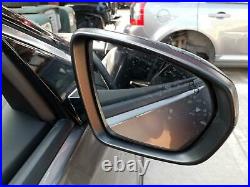 Door Mirror Vauxhall Grandland X Right Black Gloss Powerfold/blind Spot Alert
