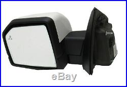 Driver Side Mirror Blind Spot Camera Led Signal White 2015-19 Ford F150 Pickup