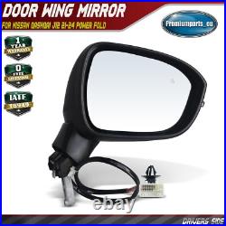 Electric Door Wing Mirror Drivers Side for Nissan Qashqai J12 21-24 Power Fold