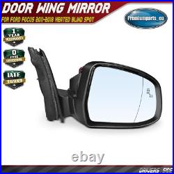 Electric Wing Mirror Drivers Side for Ford Focus 2011-2018 Heated Blind Spot