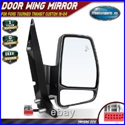 Electric Wing Mirror Drivers for Ford Tourneo Transit Custom 18-24 Blind Spot