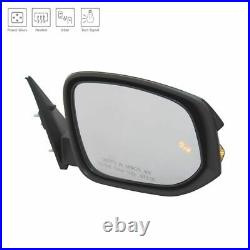 Exterior Power Heated Mirror with Blind Spot Detection & Turn Signal Pair for SUV