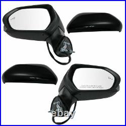 Exterior Side View Door Mirror Heated Turn Signal Blind Spot Paint to Match Pair