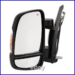 Exterior mirror left short mirror arm electric folding 16W Ducato 735706895