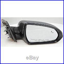 Factory Side View Door Mirror Blind Spot RH Right Gray For Hyundai Elantra